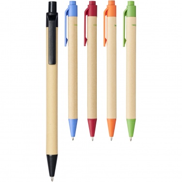 Logotrade promotional gifts photo of: Berk recycled carton and corn plastic ballpoint pen