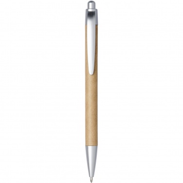 Logo trade promotional giveaways picture of: Tiflet recycled paper ballpoint pen