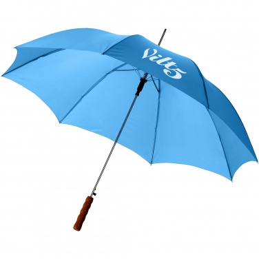 Logo trade corporate gift photo of: Lisa 23" auto open umbrella with wooden handle