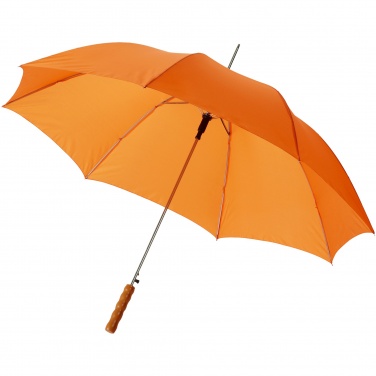 Logo trade promotional product photo of: Lisa 23" auto open umbrella with wooden handle