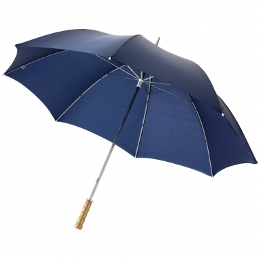 Logo trade promotional merchandise photo of: Karl 30" golf umbrella with wooden handle