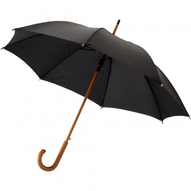Logotrade advertising products photo of: Kyle 23" auto open umbrella wooden shaft and handle