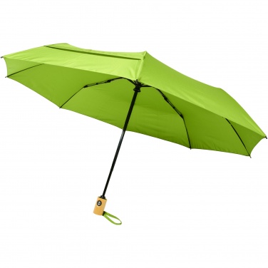 Logo trade promotional item photo of: Bo 21" foldable auto open/close recycled PET umbrella