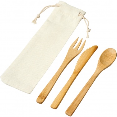 Logo trade corporate gift photo of: Celuk bamboo cutlery set