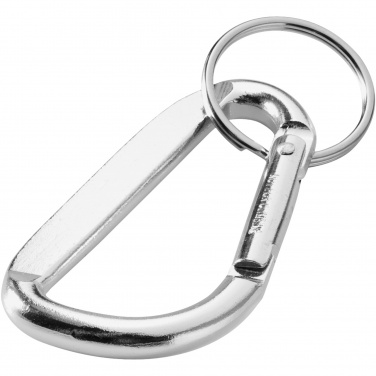 Logo trade promotional gifts picture of: Timor carabiner keychain