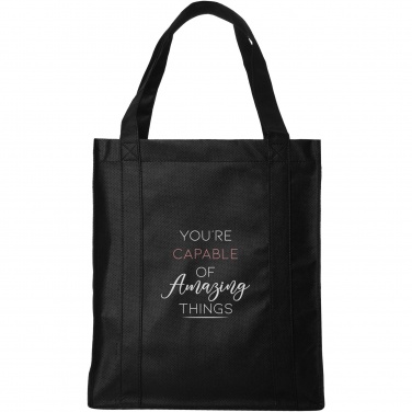 Logo trade promotional gifts image of: Liberty bottom board non-woven tote bag 29L