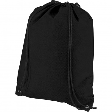 Logo trade business gift photo of: Evergreen non-woven drawstring bag 5L