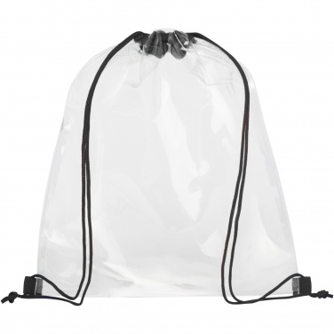 Logotrade business gift image of: Lancaster transparent drawstring bag 5L