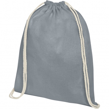 Logotrade promotional giveaway image of: Oregon 100 g/m² cotton drawstring bag 5L
