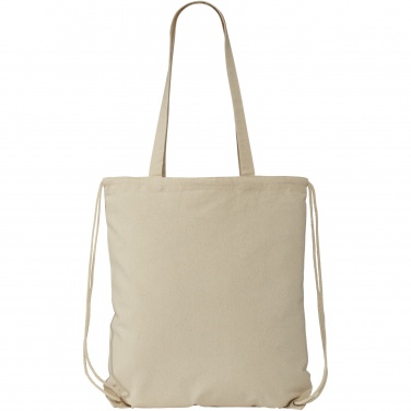 Logo trade promotional giveaway photo of: Eliza 240 g/m² cotton drawstring bag 6L