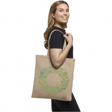 Logo trade corporate gifts image of: Pheebs 150 g/m² recycled tote bag 7L