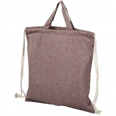 Logo trade business gift photo of: Pheebs 150 g/m² recycled drawstring bag 6L