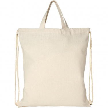 Logo trade promotional gift photo of: Pheebs 210 g/m² recycled drawstring bag 6L