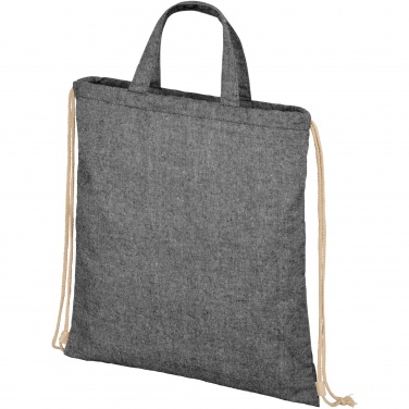 Logo trade corporate gifts image of: Pheebs 210 g/m² recycled drawstring bag 6L