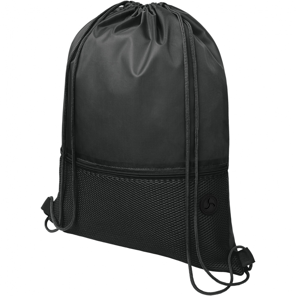 Logo trade promotional giveaway photo of: Oriole mesh drawstring bag 5L