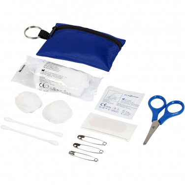 Logo trade promotional gifts image of: Valdemar 16-piece first aid keyring pouch