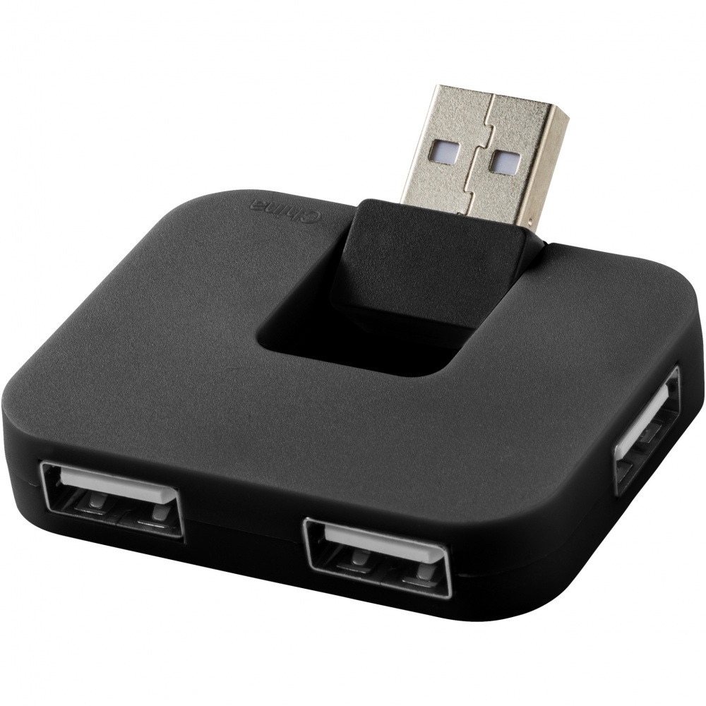 Logo trade promotional item photo of: Gaia 4-port USB hub