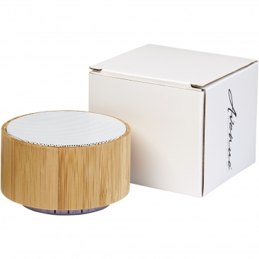 Logo trade promotional gift photo of: Cosmos bamboo Bluetooth® speaker