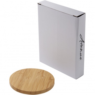 Logotrade promotional gift image of: Essence 5W bamboo wireless charging pad