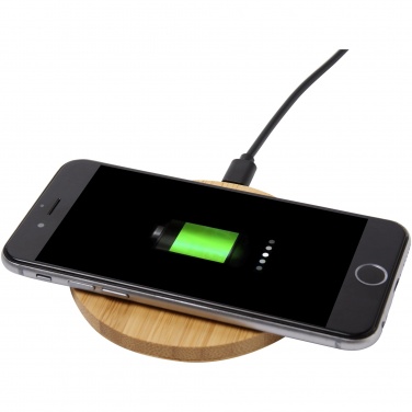 Logotrade promotional merchandise photo of: Essence 5W bamboo wireless charging pad