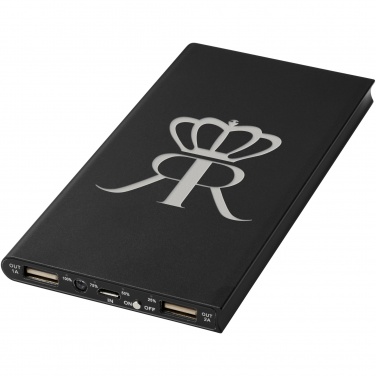 Logotrade promotional items photo of: Plate 8000 mAh aluminium power bank