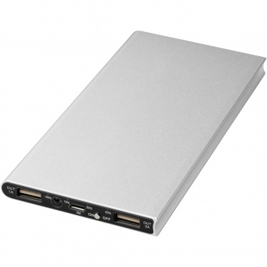 Logo trade promotional product photo of: Plate 8000 mAh aluminium power bank