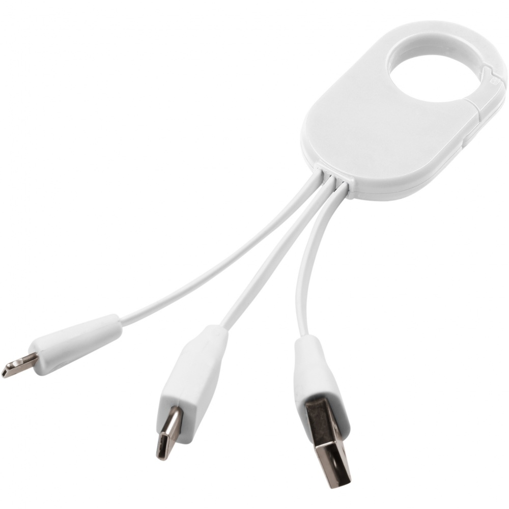Logo trade promotional gifts picture of: Troop 3-in-1 charging cable