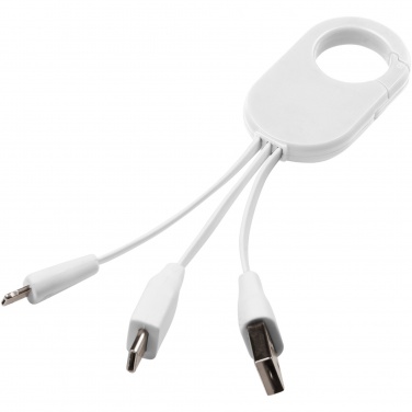 Logo trade promotional items image of: Troop 3-in-1 charging cable