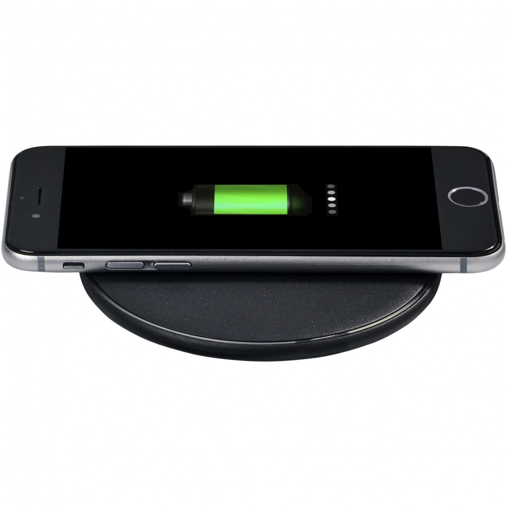 Logo trade corporate gifts picture of: Lean 5W wireless charging pad