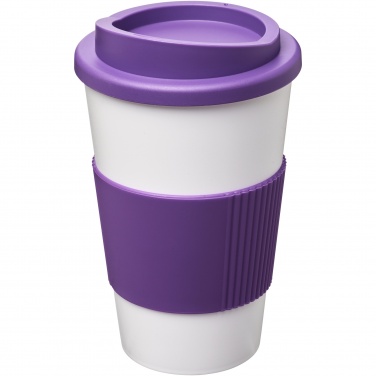 Logo trade promotional merchandise image of: Americano® 350 ml insulated tumbler with grip