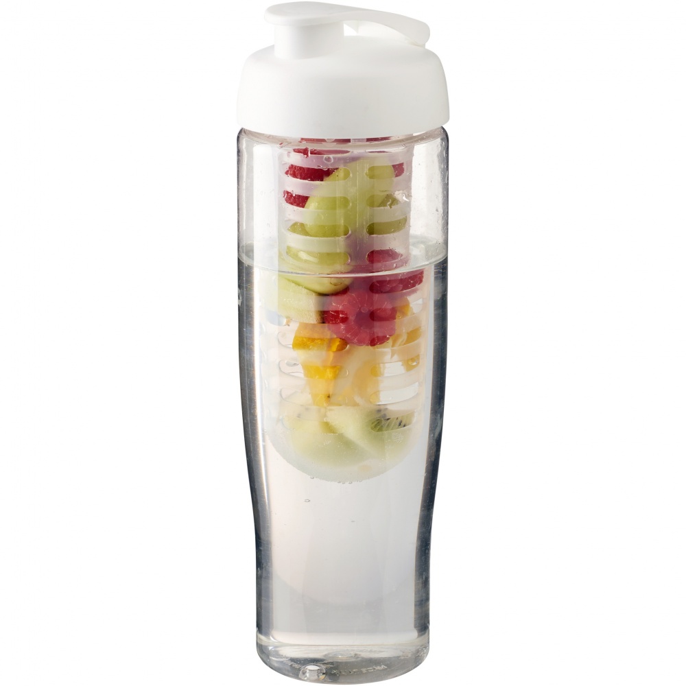 Logo trade business gift photo of: H2O Active® Tempo 700 ml flip lid sport bottle & infuser