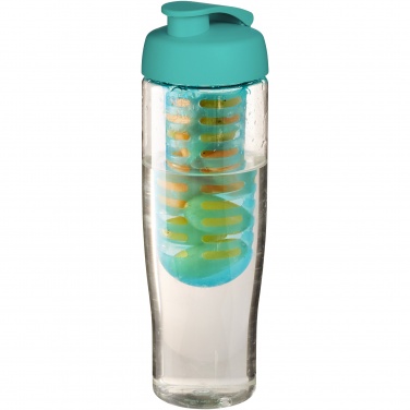 Logo trade advertising products picture of: H2O Active® Tempo 700 ml flip lid sport bottle & infuser