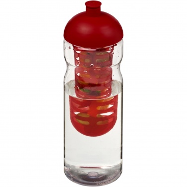 Logo trade promotional giveaways image of: H2O Active® Base 650 ml dome lid sport bottle & infuser