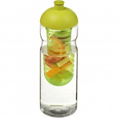 Logo trade advertising products picture of: H2O Active® Base 650 ml dome lid sport bottle & infuser