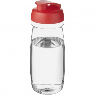 Logo trade corporate gifts image of: H2O Active® Pulse 600 ml flip lid sport bottle