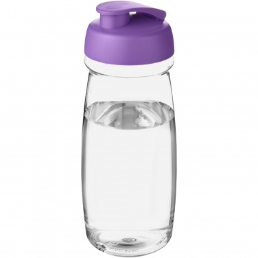 Logo trade promotional products image of: H2O Active® Pulse 600 ml flip lid sport bottle