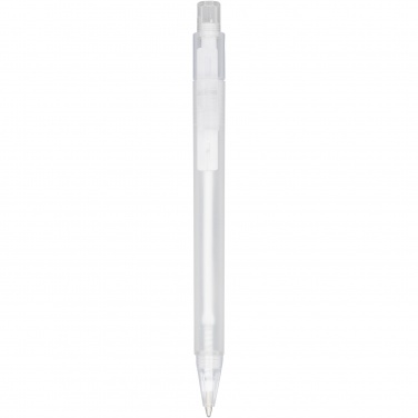 Logo trade promotional item photo of: Calypso frosted ballpoint pen