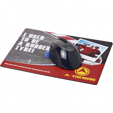 Logo trade advertising products image of: Brite-Mat® mouse mat with tyre material