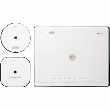 Logo trade business gifts image of: Brite-Mat® mouse mat and coaster set combo 1