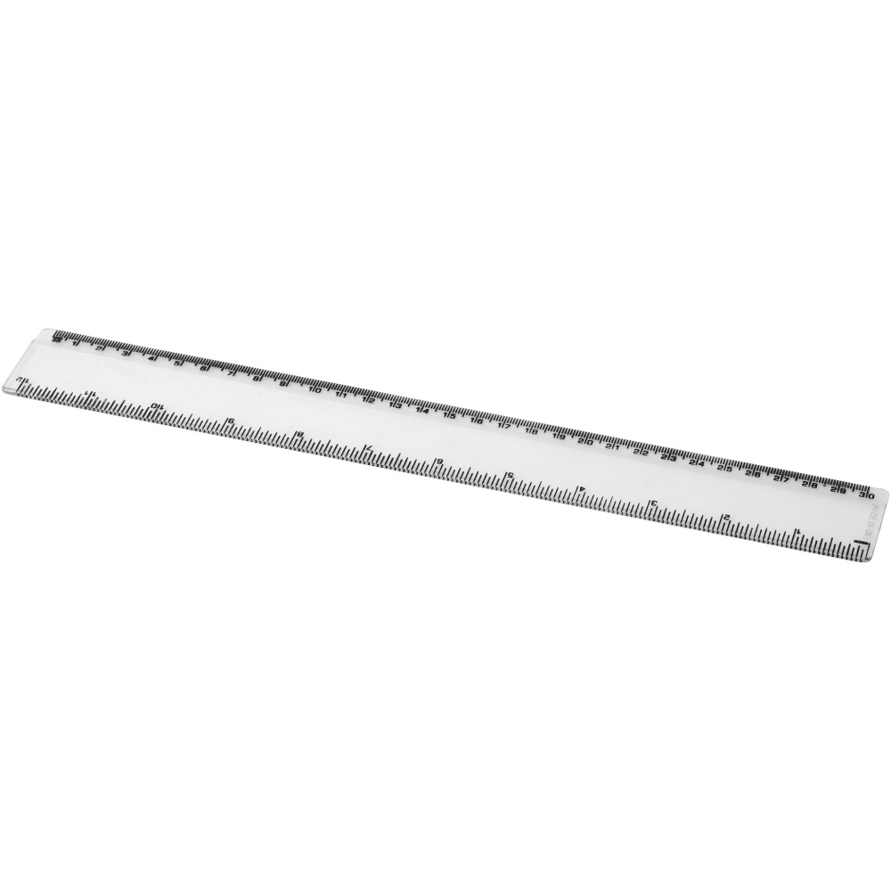 Logotrade promotional product picture of: Renzo 30 cm plastic ruler