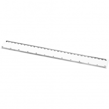 Logo trade promotional items image of: Renzo 30 cm plastic ruler