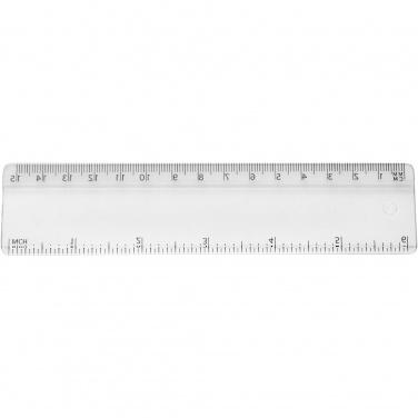 Logo trade corporate gift photo of: Renzo 15 cm plastic ruler