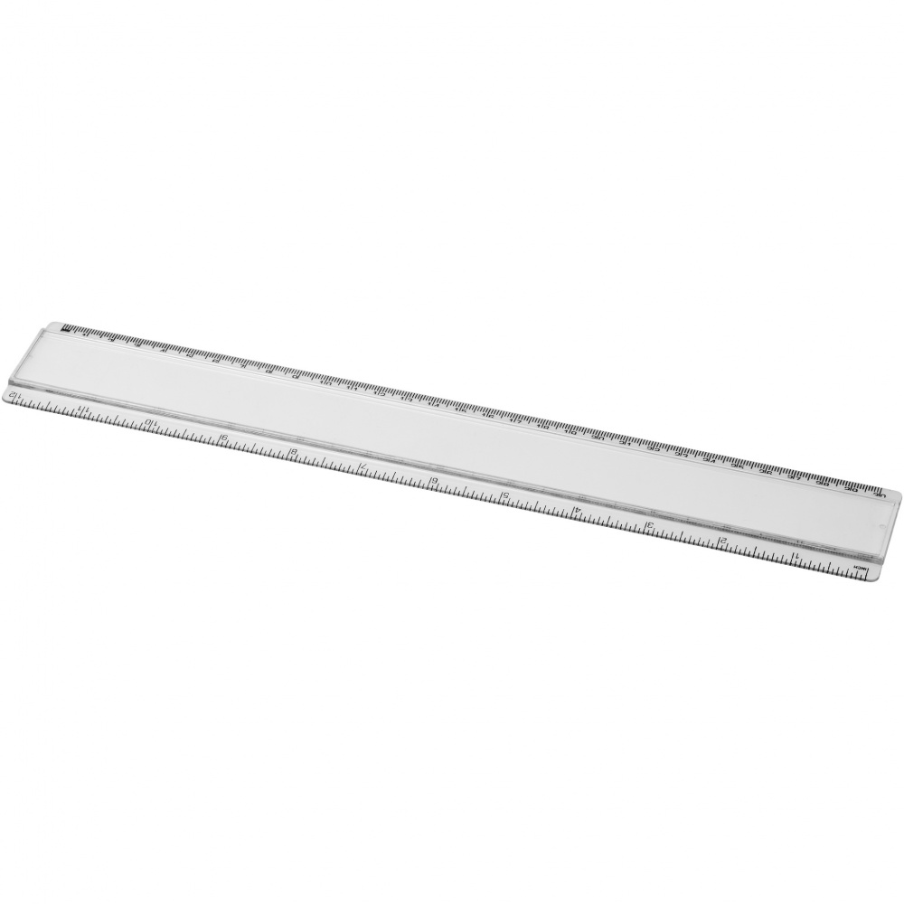 Logo trade promotional gifts picture of: Ellison 30 cm plastic insert ruler