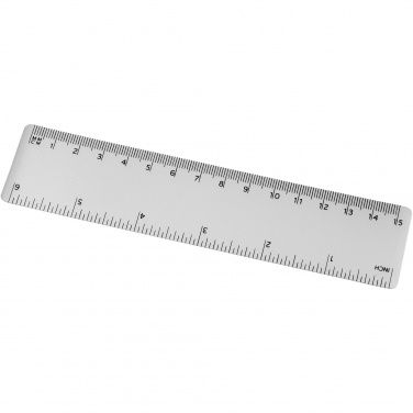 Logo trade promotional merchandise image of: Rothko 15 cm plastic ruler