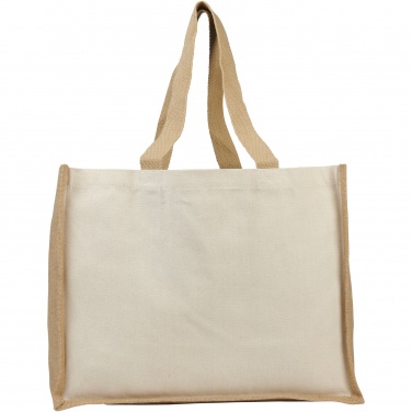 Logotrade promotional gifts photo of: Varai 320 g/m² canvas and jute shopping tote bag 23L