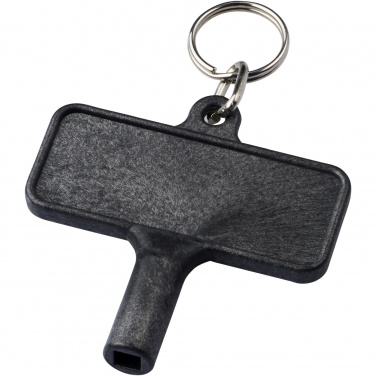 Logotrade promotional products photo of: Largo plastic radiator key with keychain