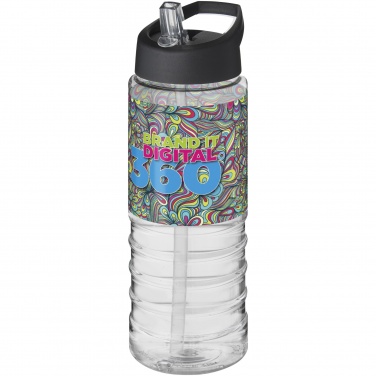 Logo trade advertising products picture of: H2O Active® Treble 750 ml spout lid sport bottle