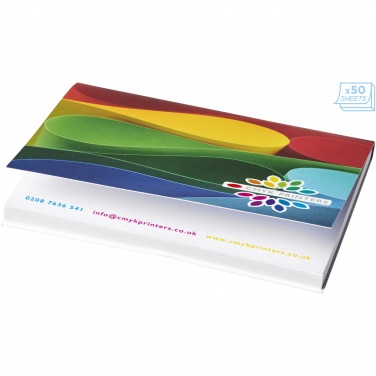 Logotrade promotional merchandise image of: Sticky-Mate® A7 soft cover sticky notes 100x75mm
