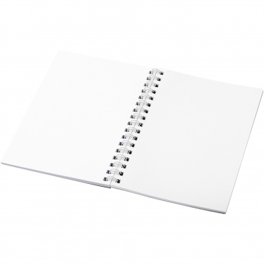 Logo trade promotional merchandise image of: Desk-Mate® spiral A6 notebook PP cover