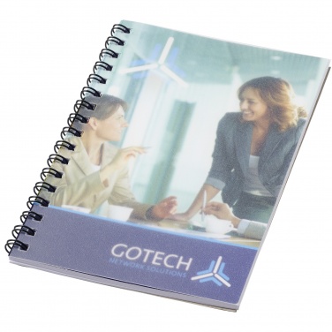 Logo trade promotional items image of: Desk-Mate® spiral A6 notebook PP cover
